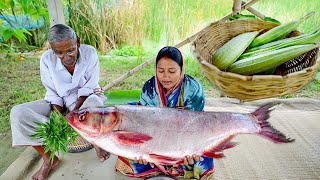 35 kg সিলভার মাছ কেটে আলু দিয়ে ঝাল সাথে কুলেখারা শাকের ভর্তা আর ঝিঙে ভাপা রান্না আর খাওয়া [upl. by Aztiraj]