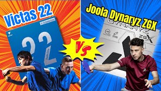 Joola Dynaryz ZGX vs Victass 22  Review [upl. by Nylahs]