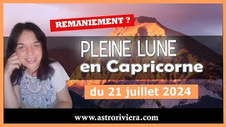 Pleine Lune Capricorne conjointe à Pluton La 2ème en Capricorne Ca finit par bouger [upl. by Nauqal]