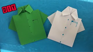 DIY VADERDAG KAART KNUTSELEN SUPER MAKKELIJK ★ Vouwen met A4 papier ★ Fathers day craft ideas [upl. by Yrreg188]