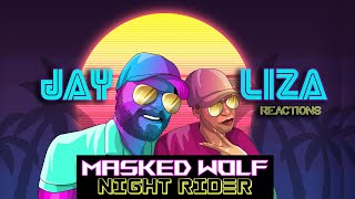 Masked Wolf  Night Rider  REACTION You better watch outthis Night Rider on the loose [upl. by Laniger]