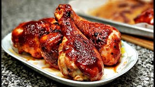 Easy Oven Baked BBQ Chicken  Barbecue Sauce Recipe  Baked Chicken Recipe [upl. by Burg133]