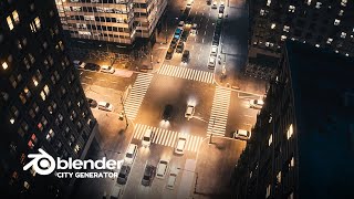 The City Generator For Blender  Tutorial [upl. by Farver586]