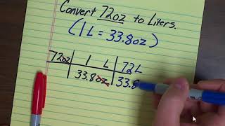 Convert ounces to liters [upl. by Enyalaj]