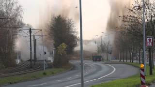 Stadionbrücke Schwerin  in nur sieben Sekunden war sie weg [upl. by Eesac820]