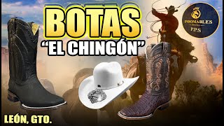 Promoción Fin de año en combos vaqueros Botas EL CHINGON León Guanajuato Mexico boots leather [upl. by Darrel]