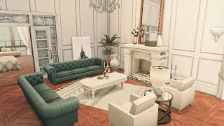 Parisian apartment  The Sims 4  No CC  stop motion [upl. by Maillw]