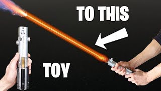 TOY Lightsaber Becomes REAL [upl. by Tomi720]