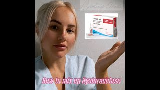 Hyaluronidase  How To Reconstitute [upl. by Child756]