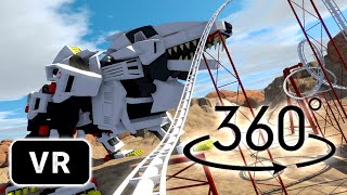 ▶VR 360° ZOIDS ROLLER COASTER 🔥│THE RIDE│EXTREME COASTER │EXTREME ROLLER COASTERS│VIDEO 360 [upl. by Ecidnarb]