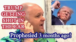 PROPHECY by Brandon Biggs OF TRUMP BEING SHOT IN THE EAR 3 MONTHS AGO [upl. by Seagrave]