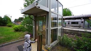 Sweden Stockholm Bålsta train station 2X Schindler elevator [upl. by Eserehs702]