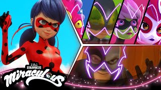 MIRACULOUS  🐞 AKUMATISATION  Compilation 1 😈  SAISON 4  Les aventures de Ladybug et Chat Noir [upl. by Igiul]