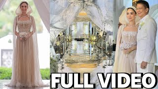 THE WEDDING Of Heart Evangelista and Chiz Escudero♥️Full Video ng Renewal of Vows ni Heart at Chiz [upl. by Yralih]