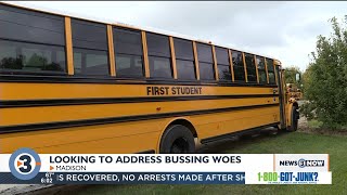 MMSD First Student address bus transportation issues to start school year [upl. by Jolynn695]