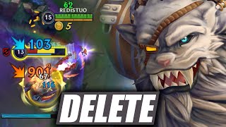 Rengar One Shot Delete KhaZix in Season 12 [upl. by Alek418]