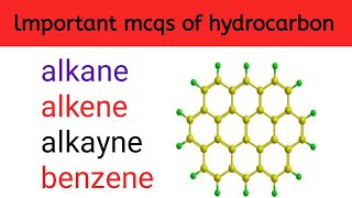 important mcqs of hydrocarbon hydrocarbon MCQs NMDC hydrocarbon mcqs [upl. by Anitsuga32]