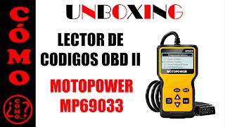 UNBOXING  Lector de códigos de error OBD2🚕  MOTOPOWER MP69033 [upl. by Celesta]