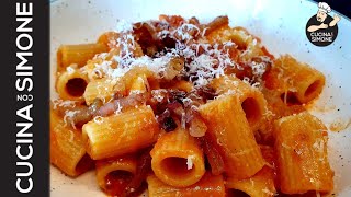 Pasta allAmatriciana  Ricetta depositata dal comune di Amatrice😱 [upl. by Debor]