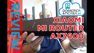 Xiaomi Mi Router AX3600  Review y opinión  Domoticaencasaes [upl. by Oremor]