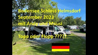 Bodensee Campingplatz Schloss Helmsdorf  Der Tipp für euren Wohnmobil Urlaub in 2024 [upl. by Eiramannod]