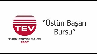 Türk Eğitim Vakfı TEV Üstün Başarı Bursları [upl. by Allain]