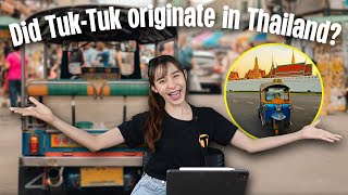 Did TukTuk originate in Thailand  2 Minutes Thailand [upl. by Ettenrahs112]