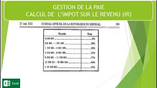 COMMENT CALCULER LIMPOT SUR LE REVENU AVEC LE NOUVEAU BAREME [upl. by Rahsab]