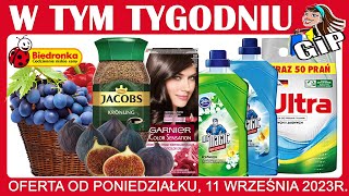 BIEDRONKA  Gazetka Promocyjna od Poniedziałku 11092023  W Tym Tygodniu [upl. by Ronile228]