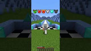 Armor Test vs Frozen Damage minecraft shorts memes [upl. by Alig]