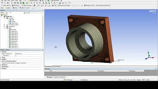 Uniform Hexahedral Meshing Mapped Mesh  Structured Mesh of a Welded Flange in Ansys Workbench [upl. by Nojid574]