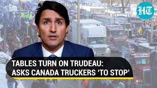 How Trudeau pleaded Canada truckers ‘to stop’ after stir got ‘out of hand’ Similar protest in NZ [upl. by Esinahs194]