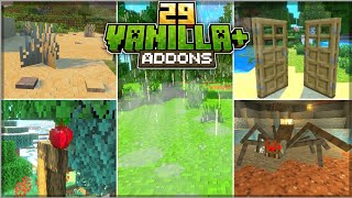 TOP 29 VANILLA ADDON MCPE ModAddon REALISTIC Di MCPEMCBE Terbaru 119  120 [upl. by Capps]