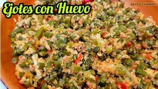 💙EJOTES CON HUEVOS SALVADOREÑOS  PASO A PASO [upl. by Benita714]