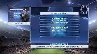 Sorteo Octavos de Final UEFA Champions League 20172018 [upl. by Remmus421]