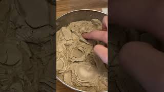 Reclaiming clay at home is a messy business clay pottery ceramic handmade breaking [upl. by Yemrots437]