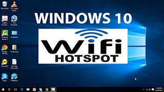 How To Turn Windows 10 Computer Into a WiFi Hotspot [upl. by Ynar]