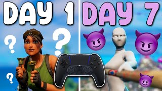 7 Days of Fortnite Controller Progression [upl. by Noj]