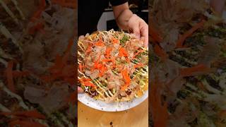 Spaghetti Pancake Okonomiyaki Style [upl. by Morril837]