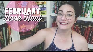 BOOK HAUL  February 2018 [upl. by Hesta437]