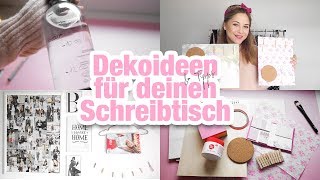 HACKS für DEINEN SCHREIBTISCH  zum LERNEN I DIY DEKO Inspiration [upl. by Rasecoiluj]