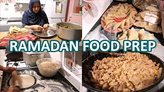 Ramadan Food Preparation 2024  Samosas Spring Rolls amp Kebabs  Bulk Ramadan Prep [upl. by Garibald807]