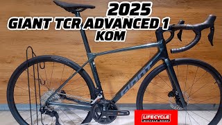 2025 GIANT TCR ADVANCED 1 KOM SMALL  WEIGHT  SHIMANO GROUPSET 105 DI2 GROUPSET [upl. by Kitty]