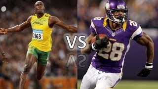 Usain Bolt vs The NFL [upl. by Ahsilif930]