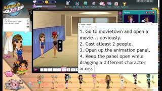 ♥ Moviestarplanet  Movie Animation Glitch ♥ [upl. by Nadnerb]