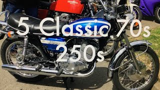 5 Classic 1970s 250cc Motorcycles [upl. by Odilia121]