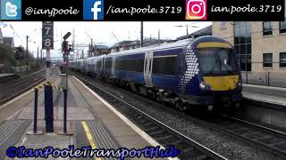 Trains at Edinburgh Haymarket train station 14032020 [upl. by Michaeu]