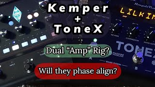 Kemper Profiler Player and Tonex Together v2  Dual Amp Rig Are they in phase [upl. by Steffin]