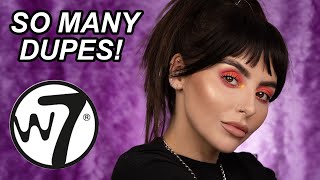 SO CHEAP TESTING W7 MAKEUP FIRST IMPRESSIONS  REVIEW [upl. by Adriaens]