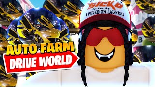 NEW Best Drive World Auto Farm Script Auto Race [upl. by Ardnasella]